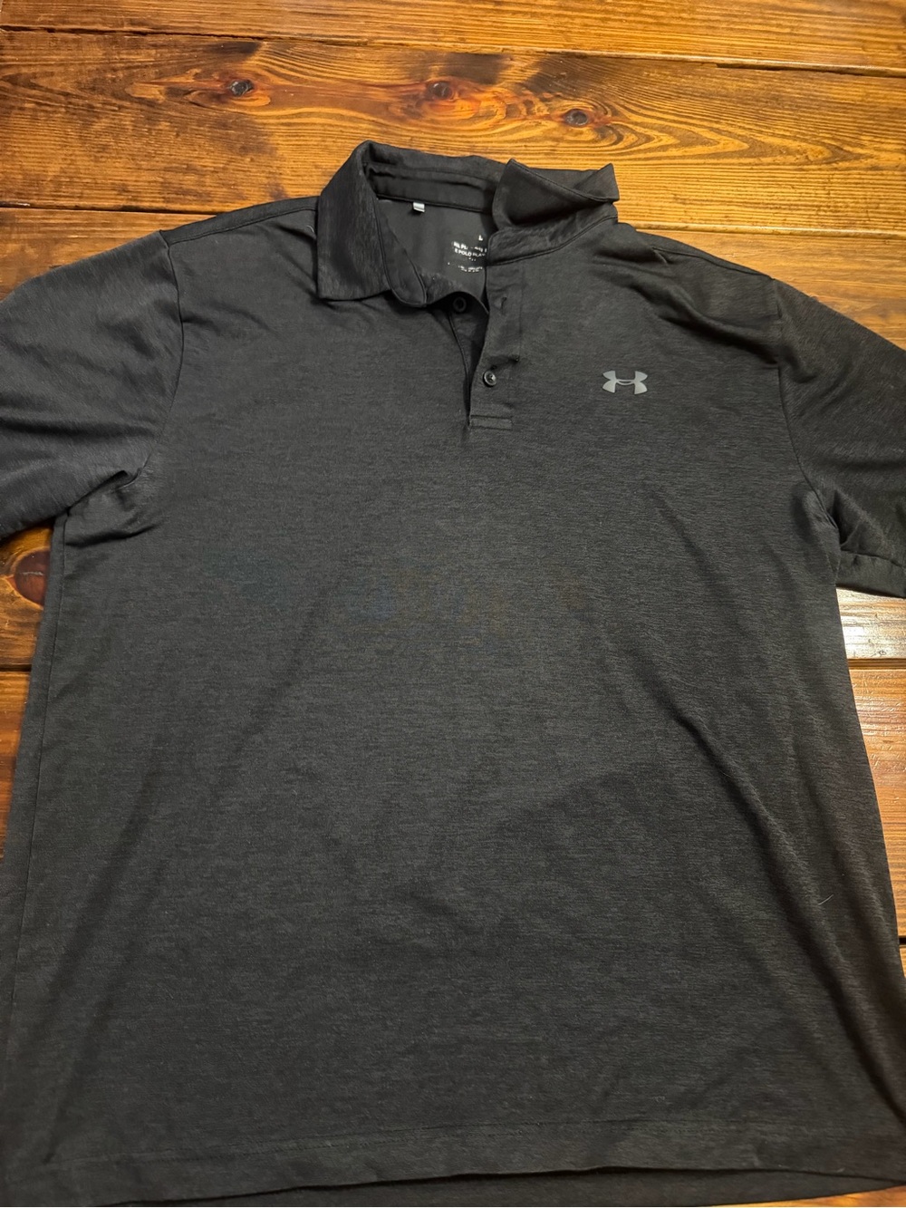 Under Armour Men’s Dark Gray Polo with Logo